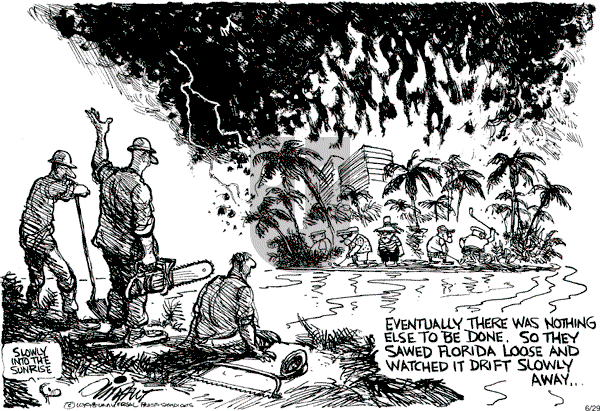 Pat Oliphant - Monday June 29, 1998 Comic Strip