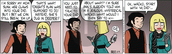 Luann on Friday March 9, 2018 Comic Strip