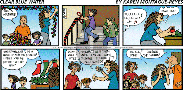 Clear Blue Water on Sunday December 2, 2007 Comic Strip