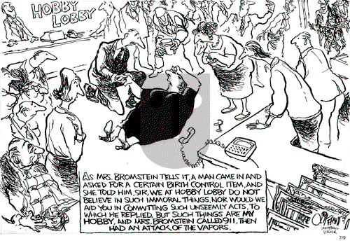 Pat Oliphant on Wednesday July 9, 2014 Comic Strip