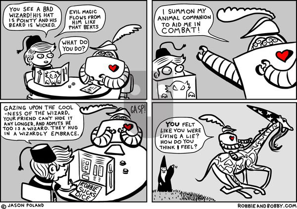 Robbie and Bobby on Thursday April 24, 2025 Comic Strip
