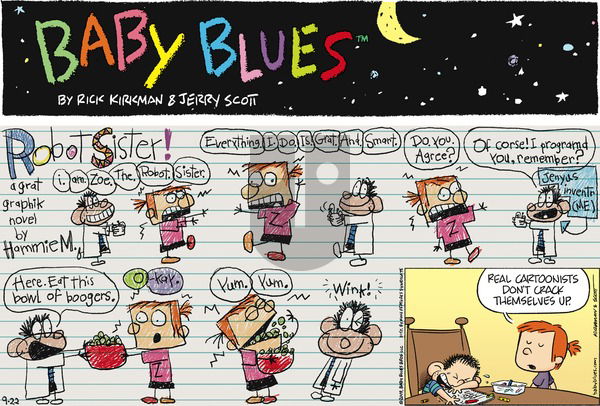 Baby Blues on Sunday September 22, 2019 Comic Strip