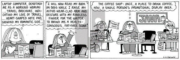Cathy Classics - Thursday February 20, 1997 Comic Strip