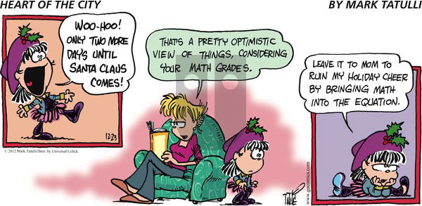 Heart of the City on Sunday December 23, 2012 Comic Strip