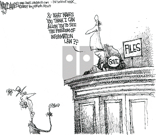 Matt Davies on Friday March 16, 2007 Comic Strip