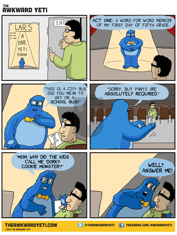 The Awkward Yeti on Thursday December 18, 2014 Comic Strip