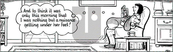 Fred Basset on Monday March 9, 2009 Comic Strip