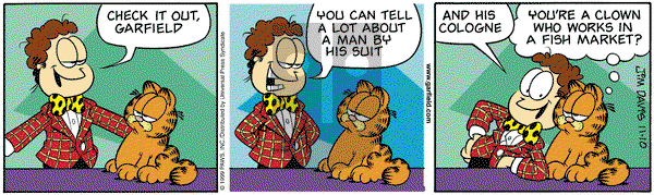 Garfield - Wednesday November 10, 1999 Comic Strip
