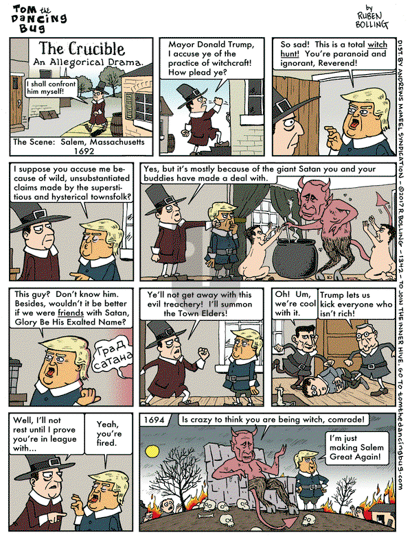 Tom the Dancing Bug on Friday June 16, 2017 Comic Strip