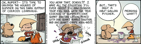 DeFlocked on Saturday August 25, 2012 Comic Strip