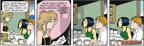 Doonesbury - Friday April 8, 2005 Comic Strip