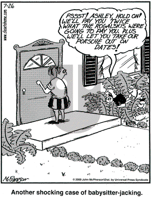 Close to Home on Wednesday July 26, 2000 Comic Strip