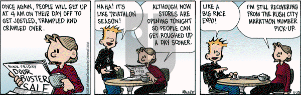 Frazz on Thursday November 28, 2013 Comic Strip