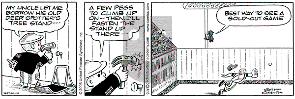Nancy - Tuesday September 20, 2005 Comic Strip