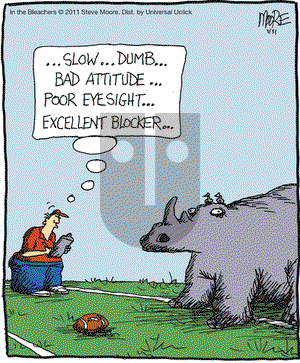 In the Bleachers - Wednesday August 31, 2011 Comic Strip