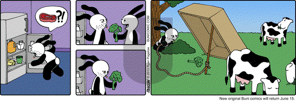 Buni on Monday June 13, 2016 Comic Strip