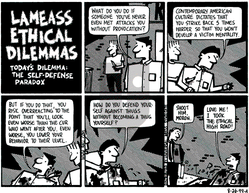 Ted Rall on Saturday August 28, 1999 Comic Strip