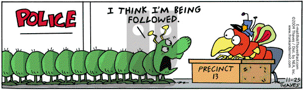 Frank and Ernest - Thursday November 25, 2004 Comic Strip