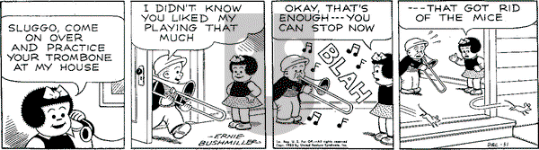 Nancy Classics on Thursday December 31, 2015 Comic Strip