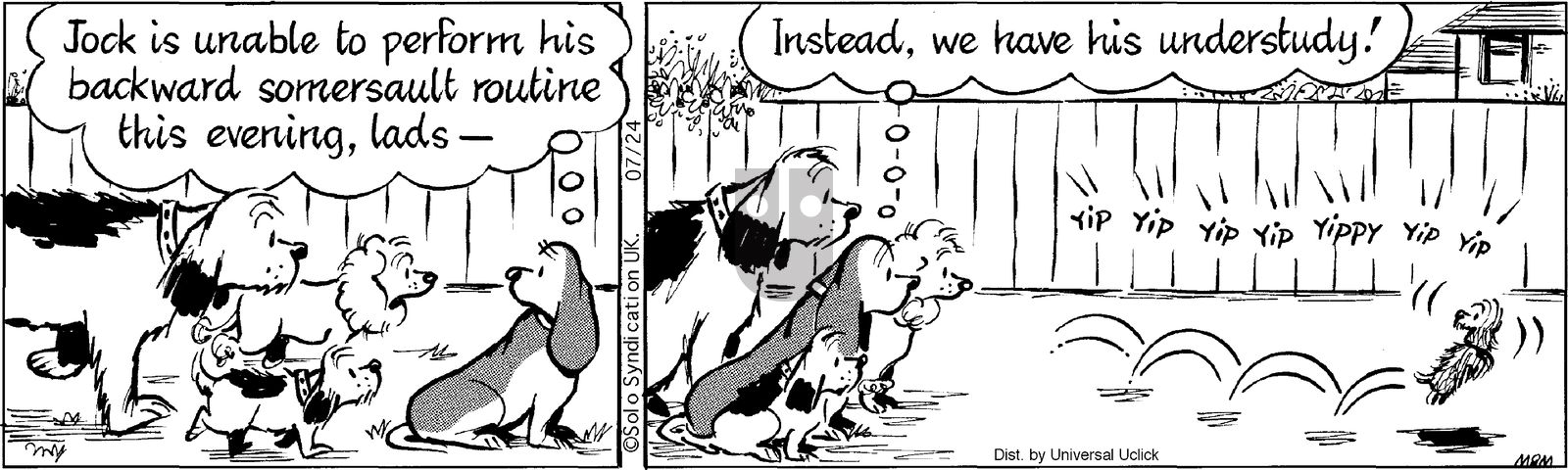 Fred Basset on Thursday July 24, 2014 Comic Strip