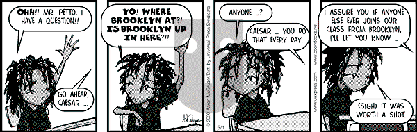 The Boondocks on Monday December 3, 2007 Comic Strip