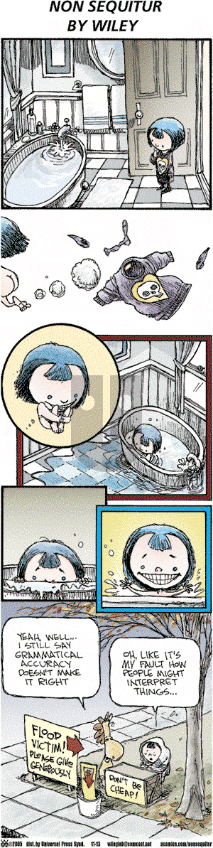 Non Sequitur on Sunday November 13, 2005 Comic Strip