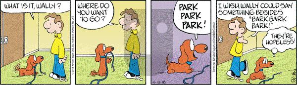 Drabble on Thursday April 12, 2018 Comic Strip