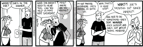 Clear Blue Water on Wednesday February 20, 2008 Comic Strip