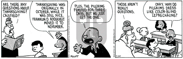 Frazz on Tuesday November 20, 2001 Comic Strip