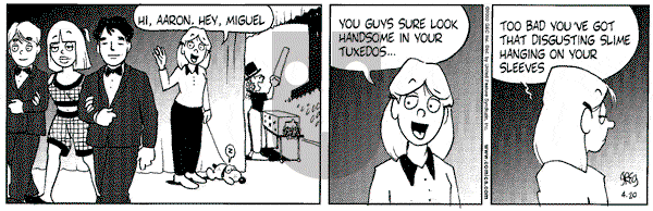 Luann on Thursday April 20, 2000 Comic Strip