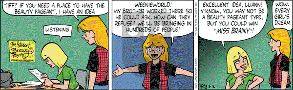 Luann on Saturday March 12, 2011 Comic Strip