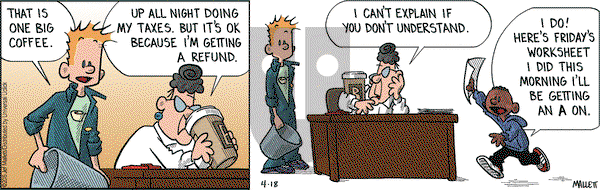 Frazz on Monday April 18, 2016 Comic Strip