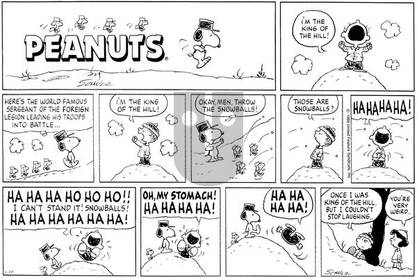 Peanuts on Sunday January 10, 1988 Comic Strip