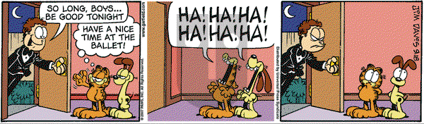 Garfield - Tuesday September 18, 2007 Comic Strip