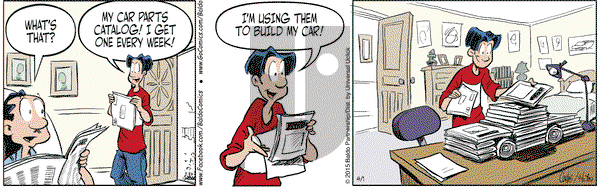 Baldo on Wednesday April 1, 2015 Comic Strip