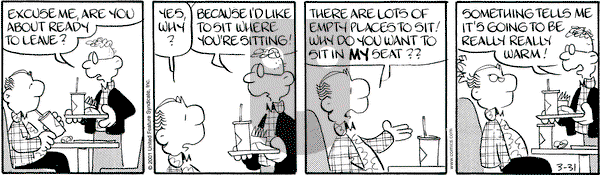 Drabble - Saturday March 31, 2001 Comic Strip