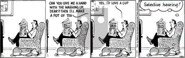 Fred Basset on Thursday November 2, 2006 Comic Strip