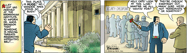 Alley Oop on Thursday March 19, 2009 Comic Strip