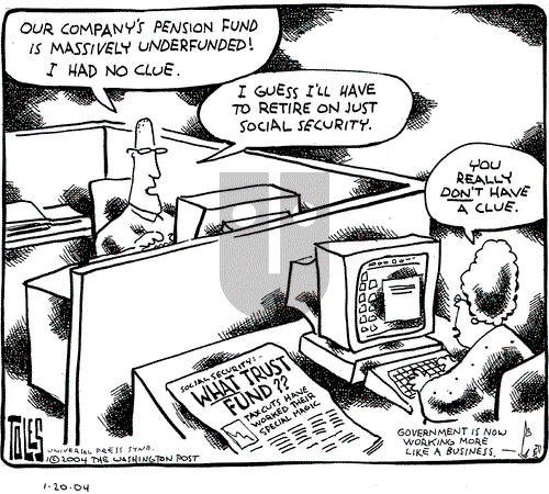 Tom Toles on Tuesday February 24, 2004 Comic Strip