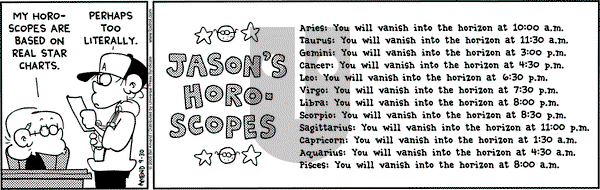 FoxTrot on Friday September 30, 2005 Comic Strip