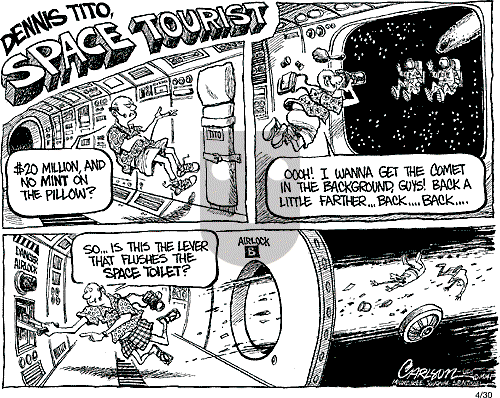 Stuart Carlson on Monday April 30, 2001 Comic Strip