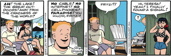 Nancy on Monday July 29, 2013 Comic Strip