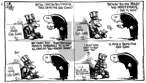 Pat Oliphant on Wednesday January 22, 1992 Comic Strip