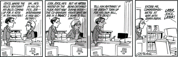 Doonesbury on Tuesday June 29, 1976 Comic Strip