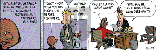 Frazz on Wednesday December 17, 2008 Comic Strip