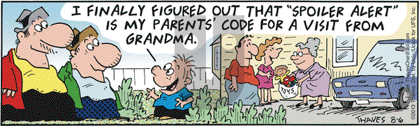 Frank and Ernest on Tuesday August 6, 2013 Comic Strip