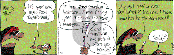 The Knight Life on Monday March 31, 2014 Comic Strip