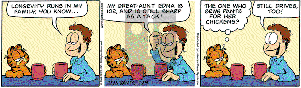 Garfield on Wednesday July 29, 2009 Comic Strip