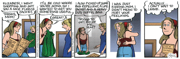 For Better or For Worse on Monday August 16, 2004 Comic Strip