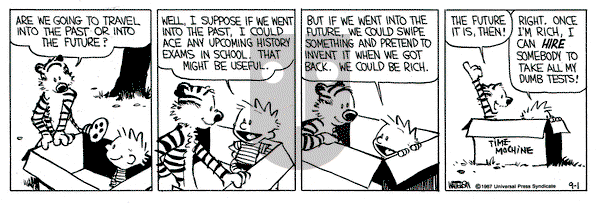 Calvin and Hobbes on Tuesday September 1, 1987 Comic Strip